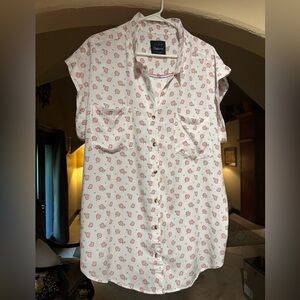 Jachs Girlfriend Floral Print Shirt